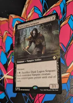 MTG *EXTENDED ART* The Lost Caverns Of Ixalan Commander DUSK LEGION SERGEANT NM - Image 1