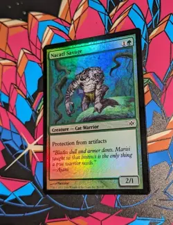 MTG *FOIL * Conflux Common NACATL SAVAGE SP - Image 1