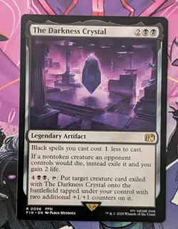 MTG Final Fantasy Rare THE DARKNESS CRYSTAL NM - Image 1