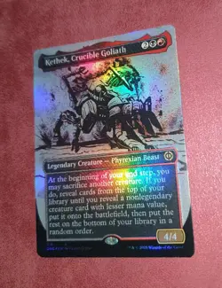MTG *FOIL SHOWCASE * Phyrexia: All will be One Rare KETHEK CRUCIBLE GOLIATH NM - Image 1