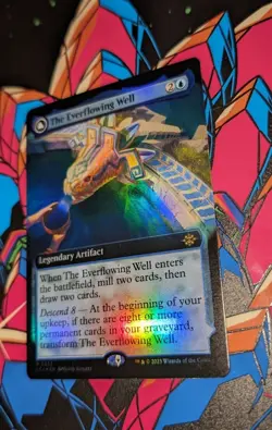 MTG *FOIL EXTENDED ART* The Lost Caverns Of Ixalan Rare THE EVERFLOWING WELL NM - Image 1