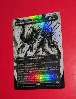 MTG *STEP & COMPLEAT * Phyrexia: All will be One Rare EVOLVED SPINODERM NM - Image 1