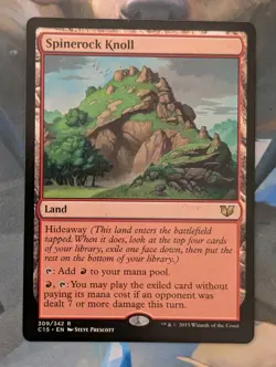 MTG Commander 2015 Rare SPINEROCK KNOLL NM - Image 1