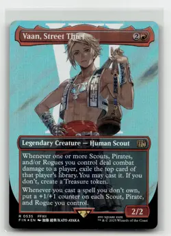 Vaan, Street Thief (Borderless) (Surge Foil) 535 R FINAL FANTASY - Image 1