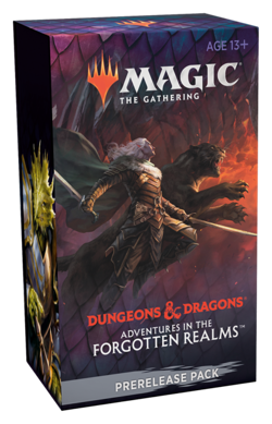 Adventures in the Forgotten Realms Prerelease Kit MTG New Factory Sealed 6 Packs 630509981380 - Image 1