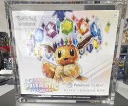 Pokemon Scarlet & Violet Prismatic Evolutions Elite Trainer Box Pokemon Center - Image 1