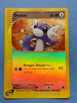 Pokemon Reverse Holo eReader Dratini- Expedition- 107/165- LP - Image 1