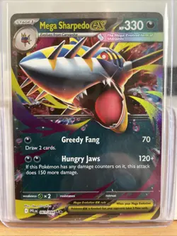 Mega Sharpedo Ex 61/094 Phantasmal Flames Pokemon TCG NM-MT - Image 1