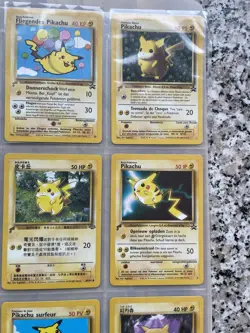 Pokemon TCG Pikachu World Collection 2000 Binder Ordner full set - Image 5