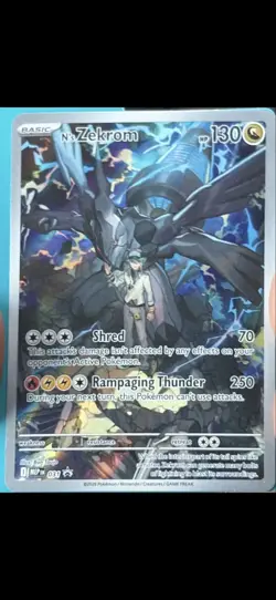 Pokemon N's Zekrom #31 Promo Ascended Hero's ETB Pokemon Center Fresh 🔥 - Image 1