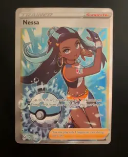 Pokemon Nessa Ultra Rare Lost Origin Trainer Gallery TG27/TG30 NM - Image 1