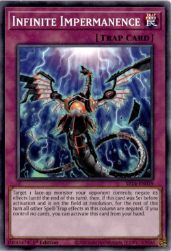 Infinite Impermanence - SR14-EN039 - Common 1st Edition - Yugioh NM - Image 1