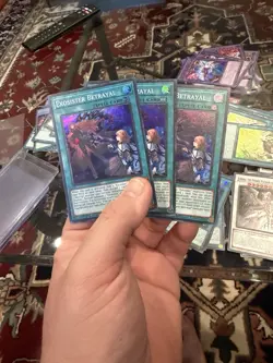 Yugioh! 3x Exosister Betrayal BPRO-EN066 Super Rare 1st Ed NM - Image 1