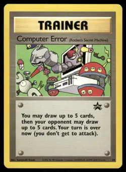 Pokemon Cards Computer Error 16 Wizards Black Star Promos Promo NM *1 - Image 1
