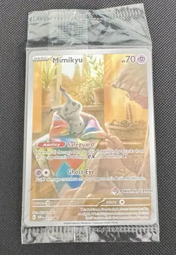 Mimikyu 075 Pokemon Center Exclusive Sv: Scarlet & Violet Promo Card SEALED MINT - Image 1