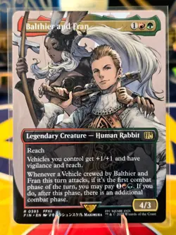 MTG FIN 0393 Balthier and Fran Borderless Non-Foil - Image 1
