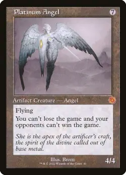 [MTG] Platinum Angel (Retro Frame) (041) (BRR) NM - Image 1