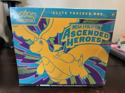 Pokemon TCG Mega Evolution Ascended Heroes Elite Trainer Box ETB tear - Image 1