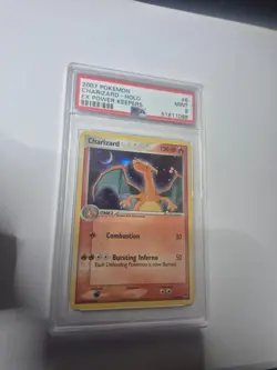 2007 Pokemon EX Charizard-Holo Power Keepers #6 PSA 9 - Image 1