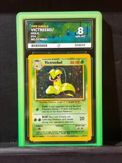 Pokemon No Symbol 1999 Jungle Victreebel Holo #14 ACE 8 - Image 1
