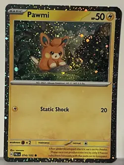 Pawmi Cosmo Holo 074/193 Promo NM Pokemon Fast Shipping - Image 1