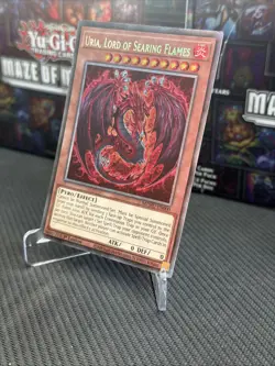YuGiOh! Uria, Lord Of Searing Flames - Starlight Rare 1st Ed. (MZMU-EN000) - Image 2