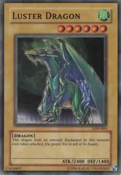 Yugioh Luster Dragon #2 LOD-050 Super Rare NM - Image 1