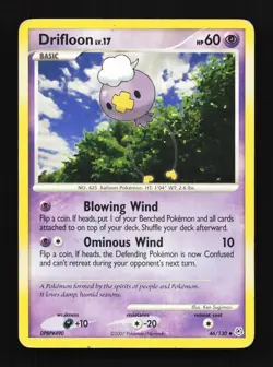 Drifloon 46/130 Diamond & Pearl HP Pokemon Card TCG - Image 1