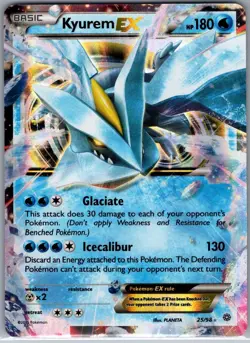 Kyurem EX 25/98 XY - Ancient Origins - Pokemon Card - NM - Image 1