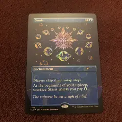 Stasis Secret Lair Borderless Foil 1103 NM+ Unplayed Magic The Gathering MTG - Image 1