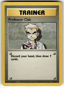 Professor Oak 088/102 Base Set NM Pokemon Card TCG - Image 1