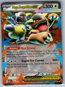 Mega Kangaskhan ex 104/132 ME01: Mega Evolution - Pokemon Card - NM - Image 1