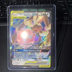 Pokemon TCG Mega Lopunny Jigglypuff Tag Team GX 165/236 Cosmic Eclipse - Image 1