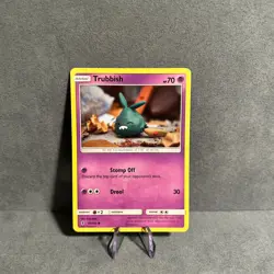 Trubbish 50/145 Yuka Morii Pokemon Guardians Rising Near Mint - Image 1