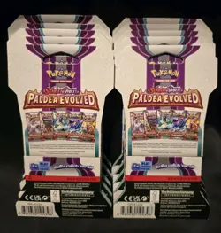 Pokemon TCG 10x Paldea Evolved Sleeved Booster Pack LOT!! 10qty Sleeved Boosters - Image 2