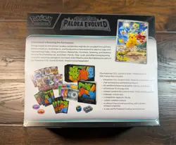 Pokemon TCG Scarlet & Violet Paldea Evolved Elite Trainer Box ETB Sealed CUT BOX - Image 3