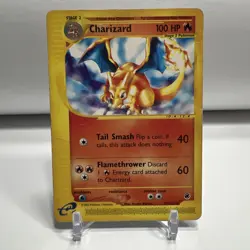 2002 Pokemon TCG Expedition Base Charizard 39/165 HP Intact - Image 1