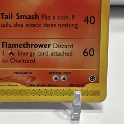 2002 Pokemon TCG Expedition Base Charizard 39/165 HP Intact - Image 5