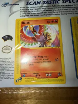 SEALED Pokemon TCG Scan-Tastic Spectacular e-Reader Series Ho-Oh Rapidash PROMO - Image 4
