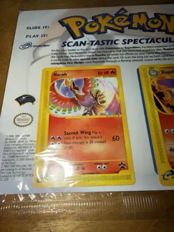 SEALED Pokemon TCG Scan-Tastic Spectacular e-Reader Series Ho-Oh Rapidash PROMO - Image 5