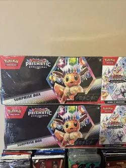2x Sam's Club Pokemon Prismatic Evolutions Surprise Box & Booster Bundle SEALED - Image 1