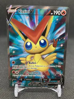 Victini V - 144/163 - Full Art Ultra Rare Battle Styles Pokemon - MINT - Image 1