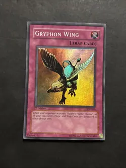 Yu-Gi-Oh! Gryphon Wing SDP-050 1st Edition 1996 Holo Yugioh - Image 1