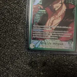 One Piece Dracule Mihawk Leader Holo Seven Warloards Alt Art OP14-020 CCG NM - Image 5
