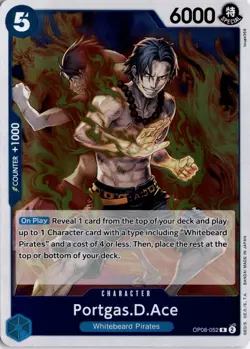 Portgas.D.Ace R Two Legends OP08-052 One Piece TCG - Image 1