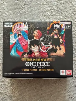 One Piece TCG OP-09 Emperors in the New World Booster Box | Slight damage to box - Image 1