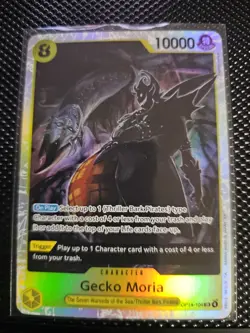 Gecko Moria - OP14-104 OP14-104 SR One Piece The Azure Sea's Seven English - Image 1