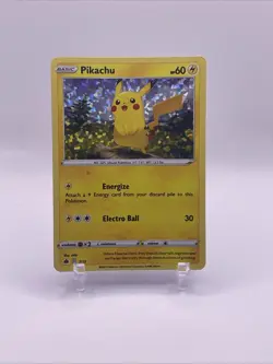 2022 Pokemon Pikachu Holo McDonald's Match Battle Promo Card 7/15 NM - Image 1