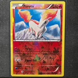 REVERSE HOLO Ponyta 14/106 NM - XY Flashfire Pokemon Card - Tomokazu Komiya Art - Image 1