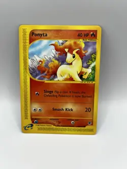 Pokemon TCG Ponyta Expedition Base Set 126/165, Regular Common Card - Image 1